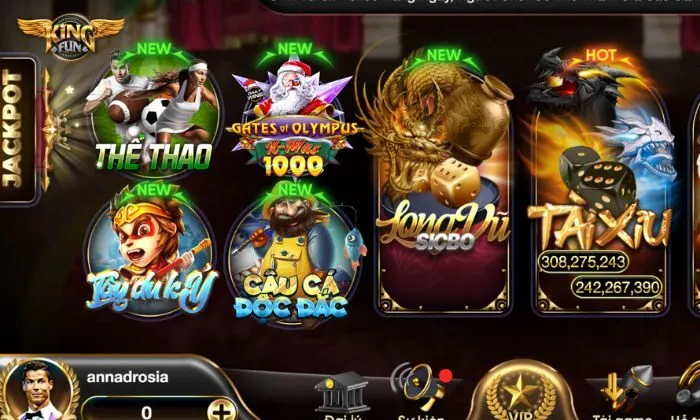 Khám phá game online Kingfun