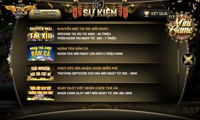 Chi tiết về chương trình khuyến mãi: Nhận code slot Việt mỗi ngày