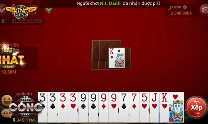 Tiến Lên Đếm Lá kingfun với những màn so tài kịch tính