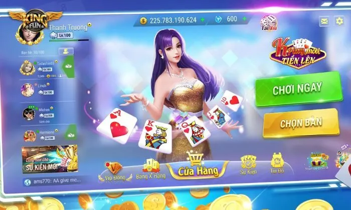 Tiến Lên Miền Nam kingfun với luật chơi khá đơn giản